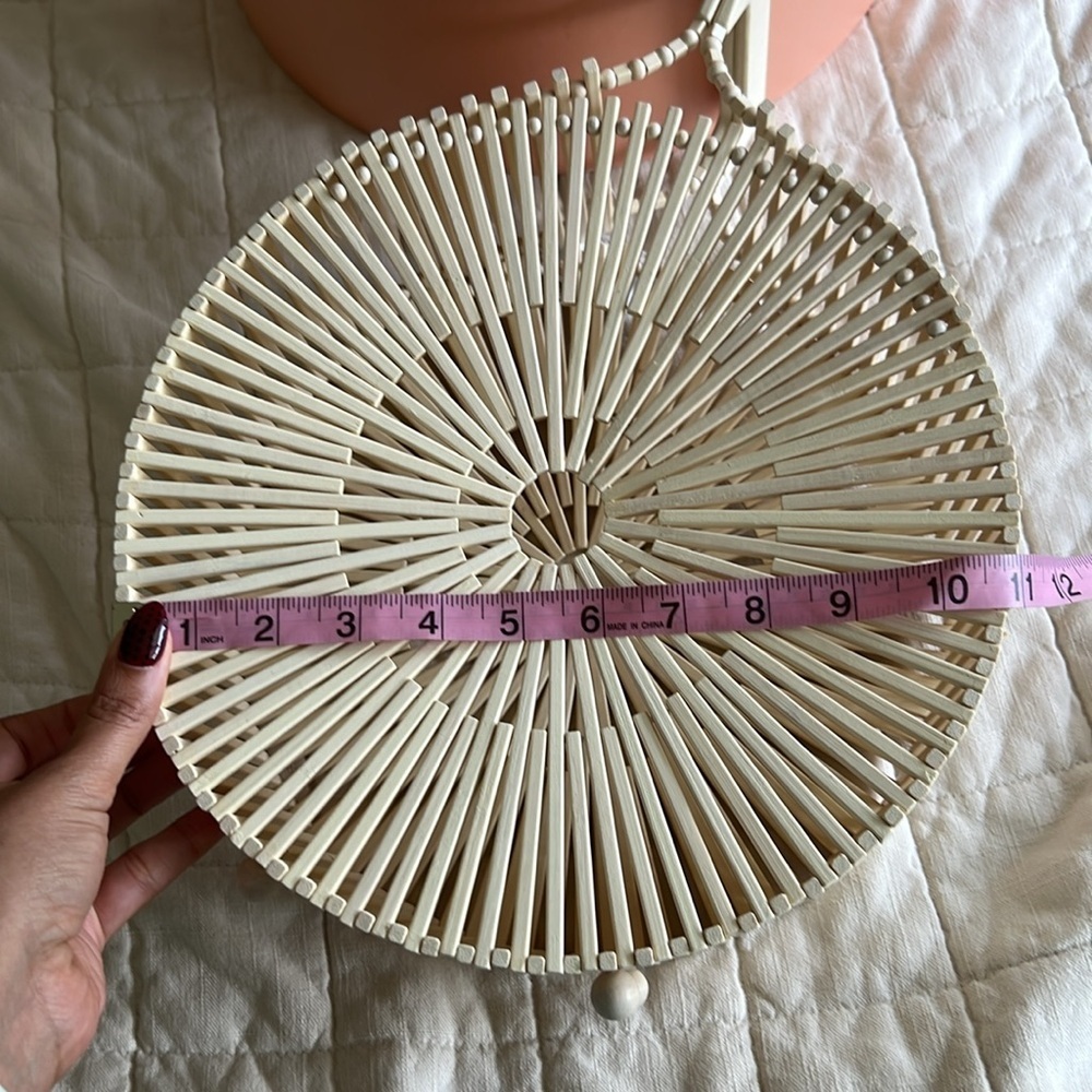 Cult Gaia Round Bamboo Bag - Picture 6 of 12